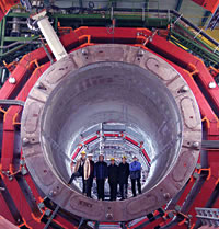 Detector Magnet for one of the LHC experiments
